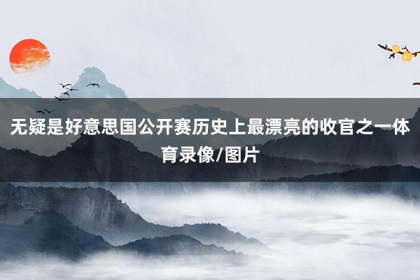 无疑是好意思国公开赛历史上最漂亮的收官之一体育录像/图片