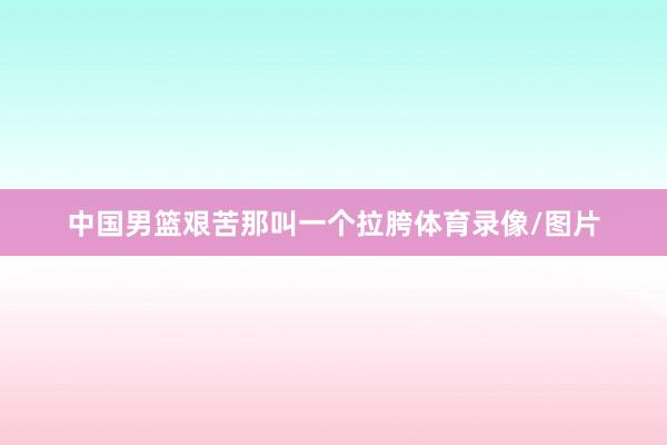 中国男篮艰苦那叫一个拉胯体育录像/图片