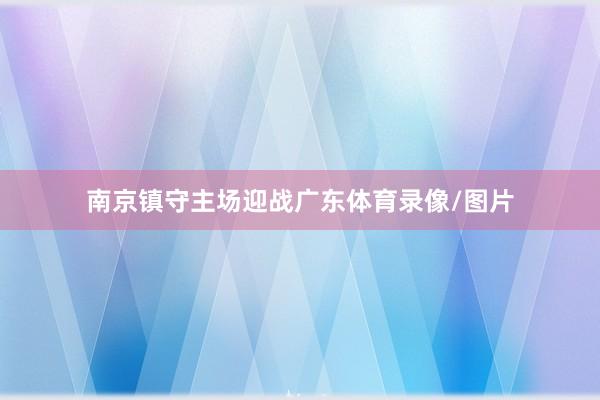 南京镇守主场迎战广东体育录像/图片
