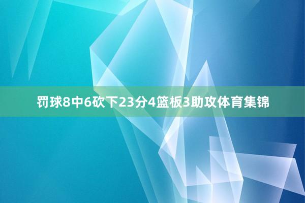 罚球8中6砍下23分4篮板3助攻体育集锦