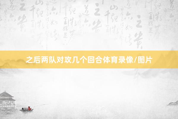 之后两队对攻几个回合体育录像/图片